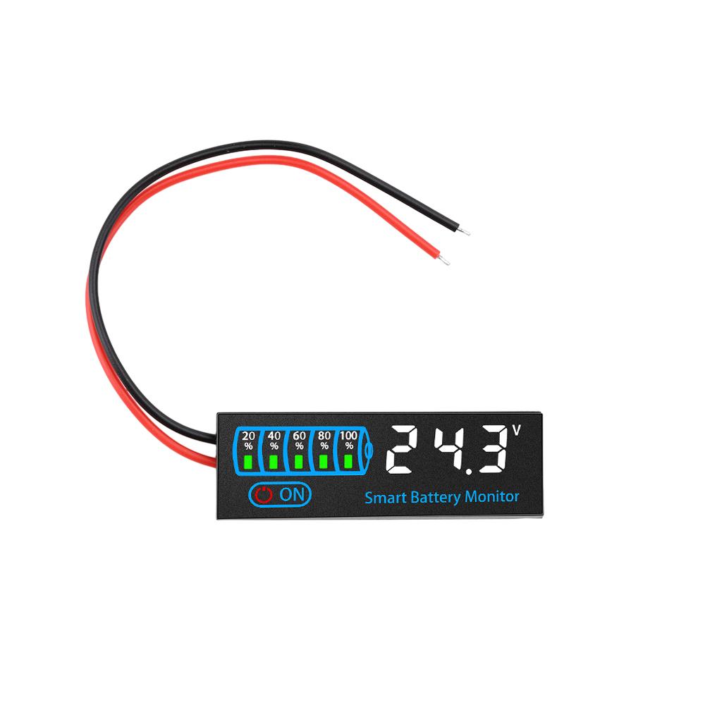 DC 7-40V Battery Charge Indicator Board 18650 Li-ion Lipo Lithium Battery Level Indicator Tester Capacity Tester Meter Detector