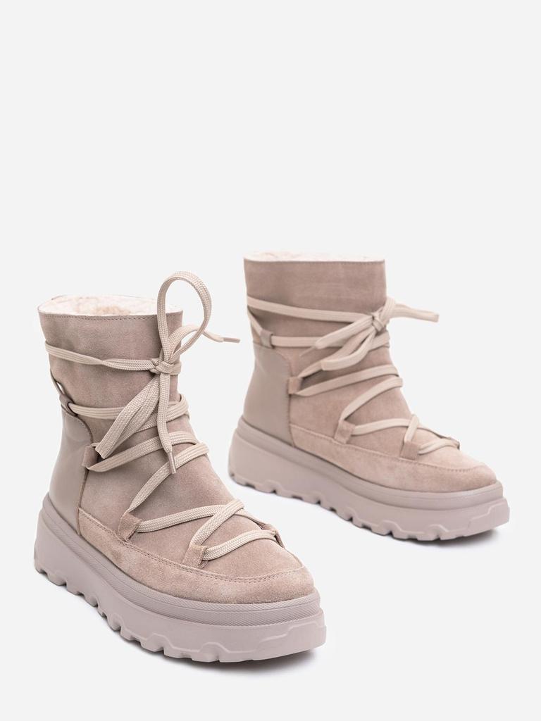 Lunar Rovers Made of Suede with Fur ISSA PLUS