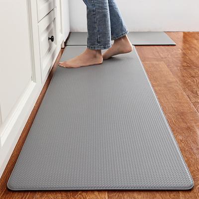 Oil-proof Floor  Mat Long Strip Pu Leather Household Waterproof Non-slip Pad