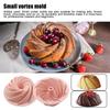 Silicone Molds for Baking Small Vortex Cake Molds for Baking Non Sticky Easy Demoulding Heat Resistant Household DIY Molds