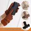 Women's Winter Plush Gloves: Faux Suede, Velvet, Touchscreen-Ready for Riding & Cycling