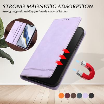 Wallet Skin Friendly Strong Magnetic Card Slot Flip Leather Case For XiaoMi 17 Pro Max Cover