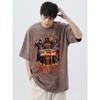 The Morning Ritual Coffee Funny Washed Retro Men T Shirts Summer Cotton T-Shirts Breathable Loose Clothes