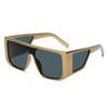 European New Square Sunglasses Women New Big Oversized Flat Top Sun Glasses Female Vintage Retro Shades for Women Men UV400
