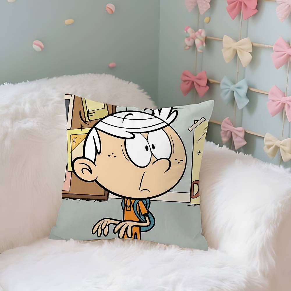 Anime TheLLoudsHHouses Case Plush Fabric Soft Pillowcase Double Sided Print Cushion Cover Household Gifts