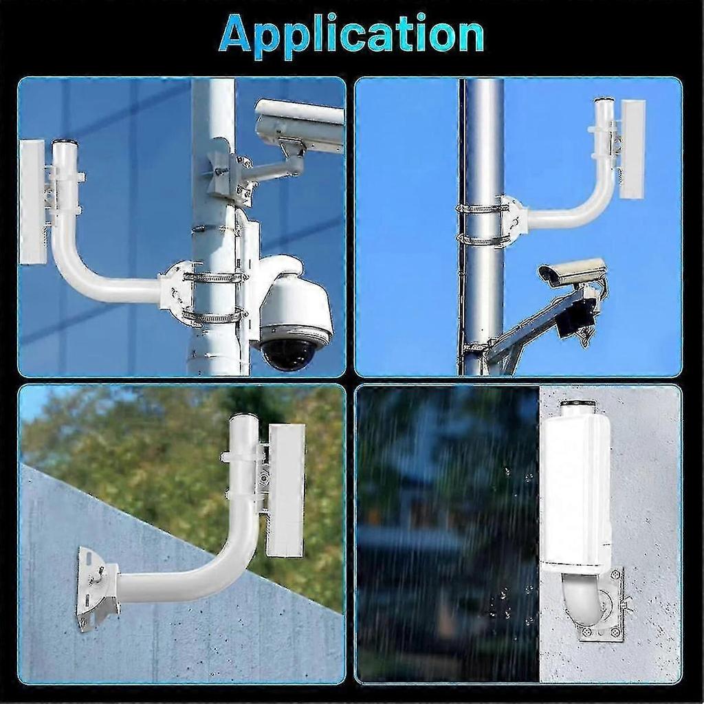 Outdoor Wireless Bridge Mount Bracket - Pole/Wall Mount for AP Client Bridge CPE (2-Pack)