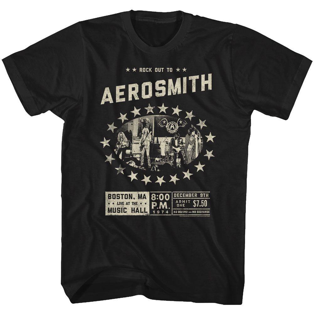 Aerosmith Boston Music Hall T-Shirt_Black M
