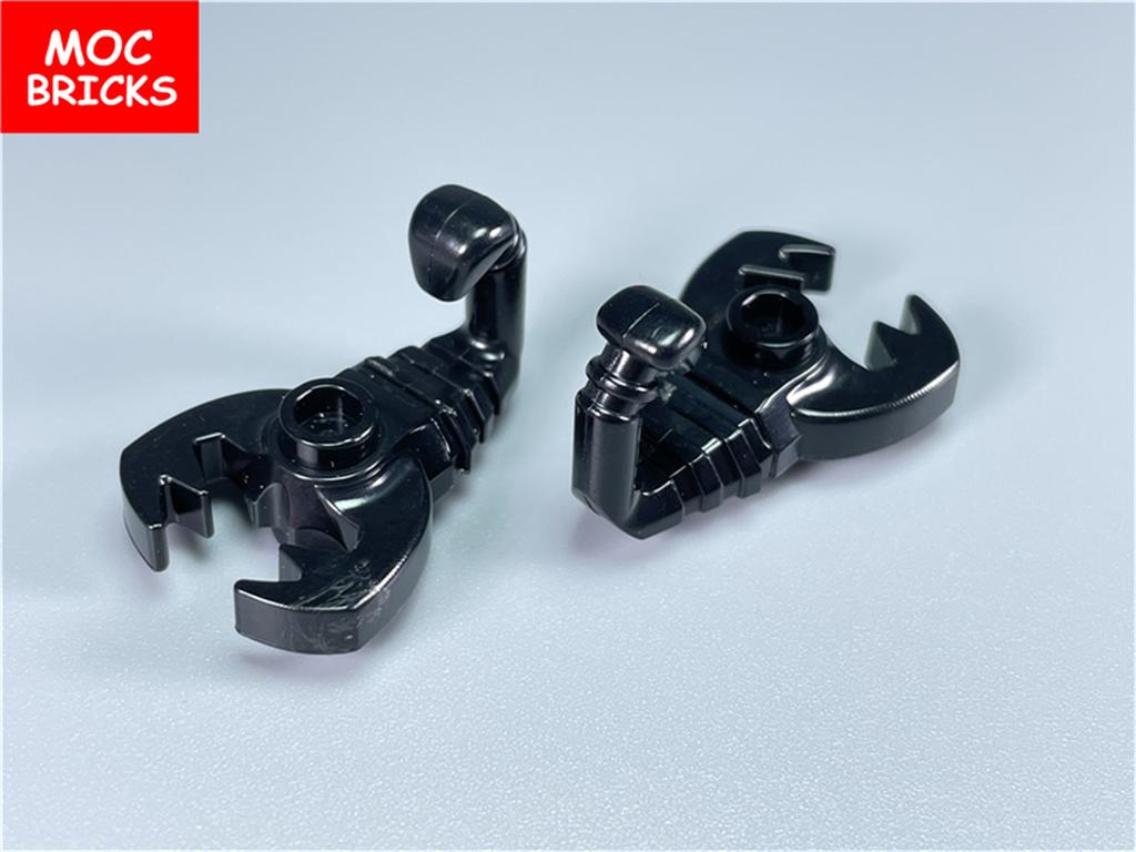 Non-Toxic 10Pcs/Lot Moc Bricks Black Scorpion 30169 28839 Adventurer Building Blocks Parts Educational Bulk Model Educational Kids Dolls