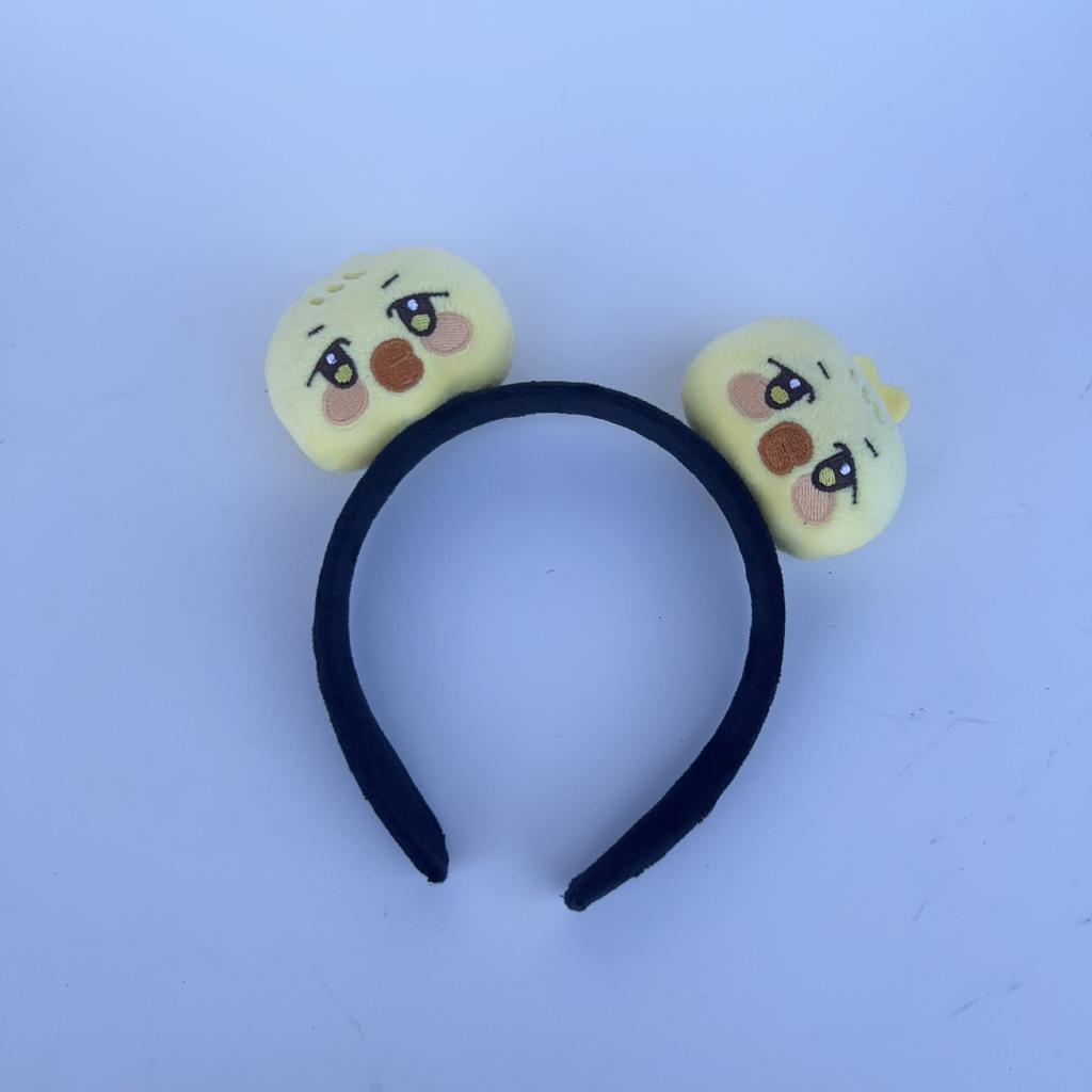 Kpop ATEEZ Aniteez HeadBand Cartoon Soft PP Cotton Cute Toy Charms Hair Clasp Hongjoong Mingi San Yunho Fans Concert Gift