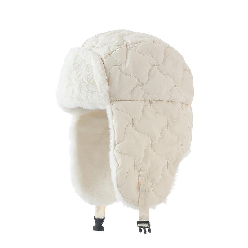 Winter Hat for Men and Women Warm Plus Velvet Thickened Cold Proof Lei Feng Hat Outdoor Cycling Windproof Hat Casual Pullover Hat