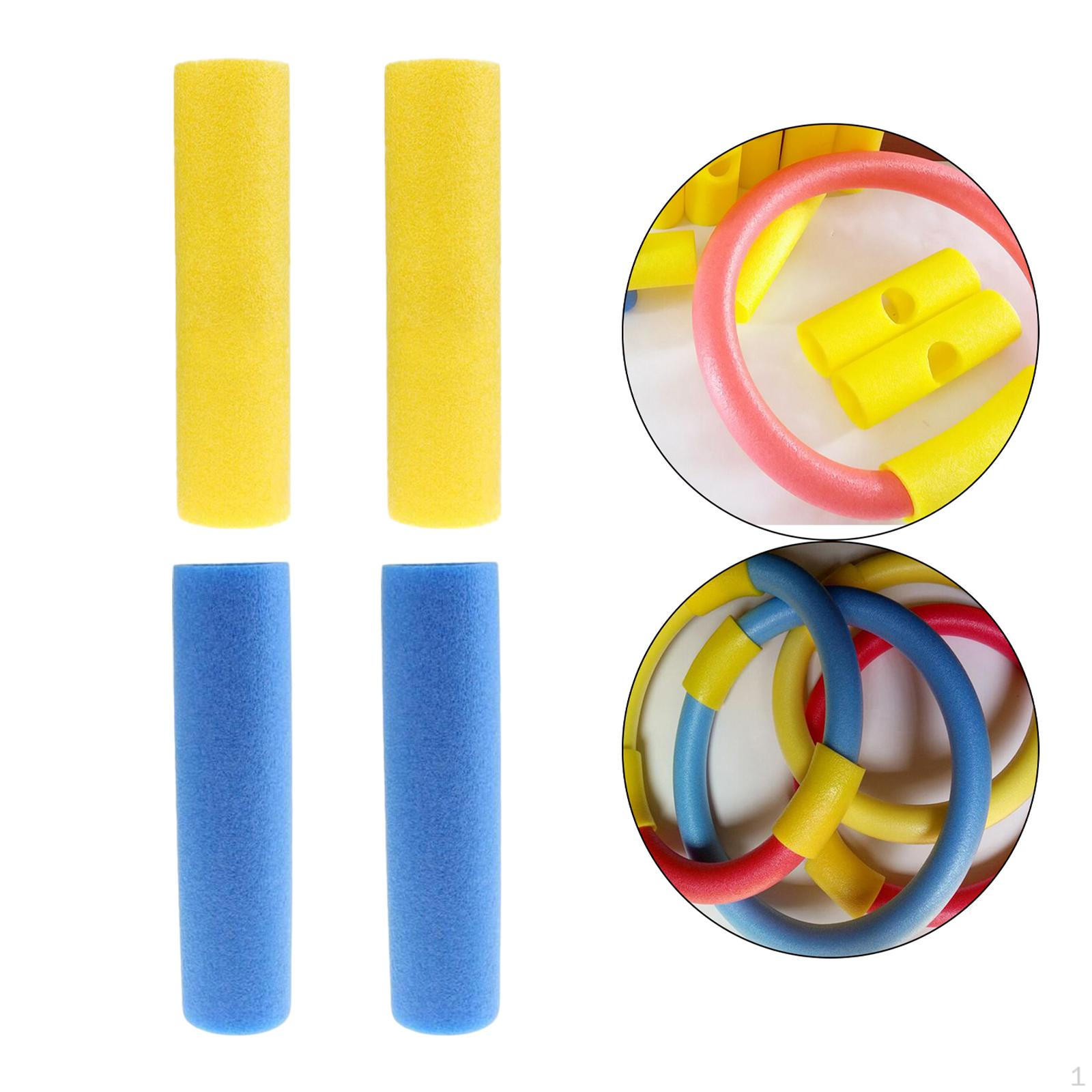 

4x Соединитель для бассейна без отверстия Плавающий для плавания Соединение плавательных палок Тренажер Держатель Водная игрушка Плоты