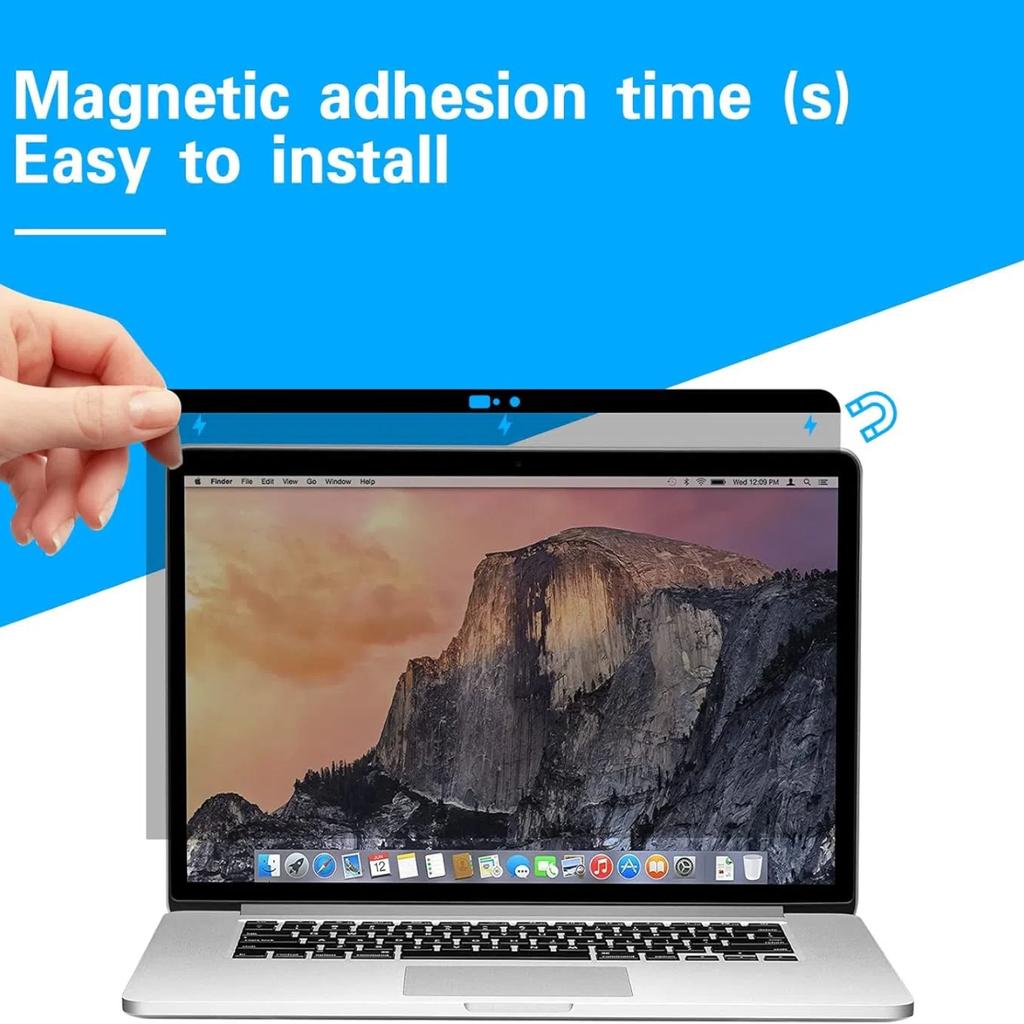 Magnetic Privacy Screen for MacBook Pro 13" (Released In 2016-2022) Anti Blue Light Protector Screen Filter with Camera Cover(A2251/A2338 M1/A2338 M2)