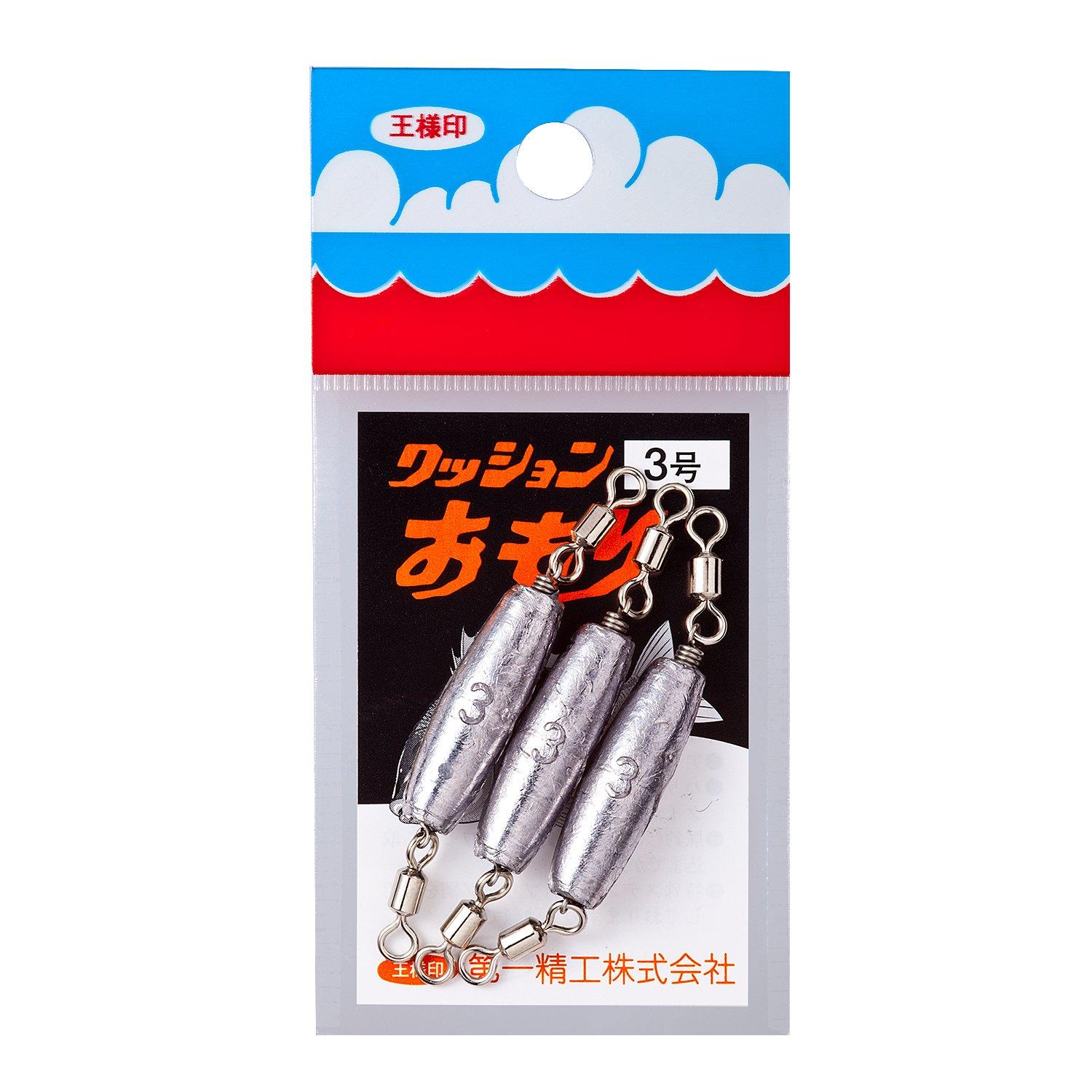 

Daiichi Seiko Fishing Weight Cushion Sinker No. 3 22115 Silver