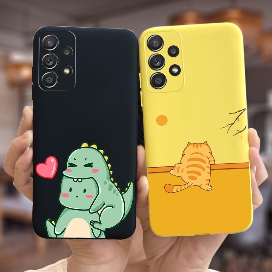 For Samsung Galaxy A32 Case A52 A52s A72 Stylish Painted Cover Soft TPU Phone Case For Samsung A32 Galaxy A52 A52s A72 5G Bumper
