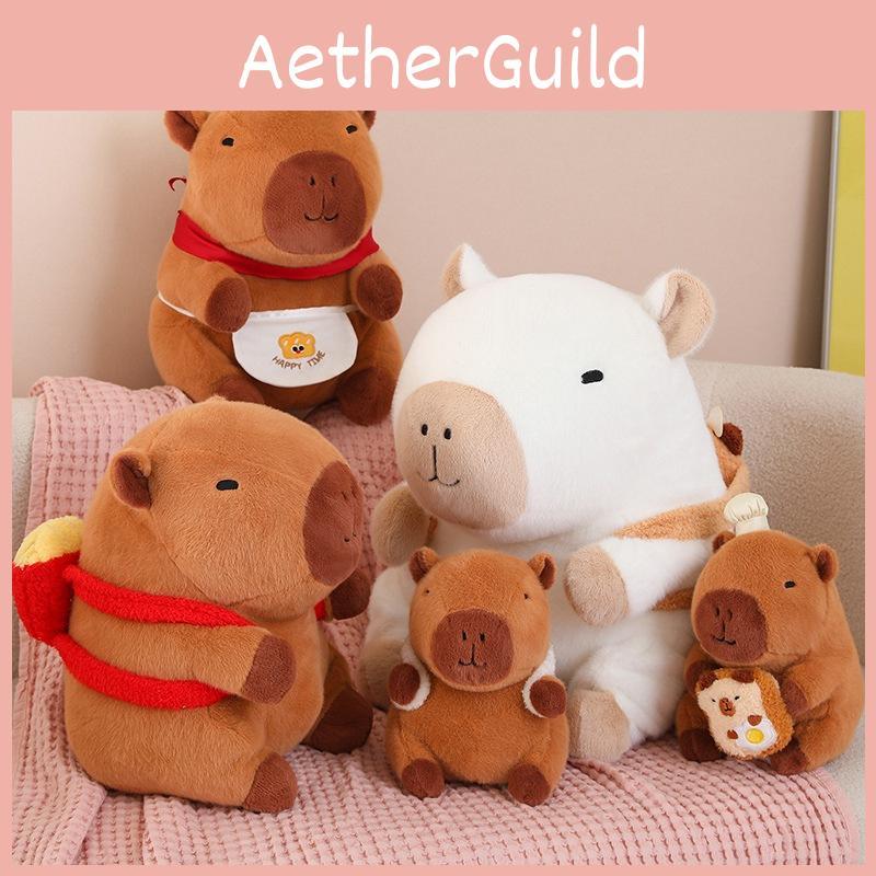 Bread Stuffed Capybara Animal Plush Toy With Pp Cotton Filling For Decor Kids