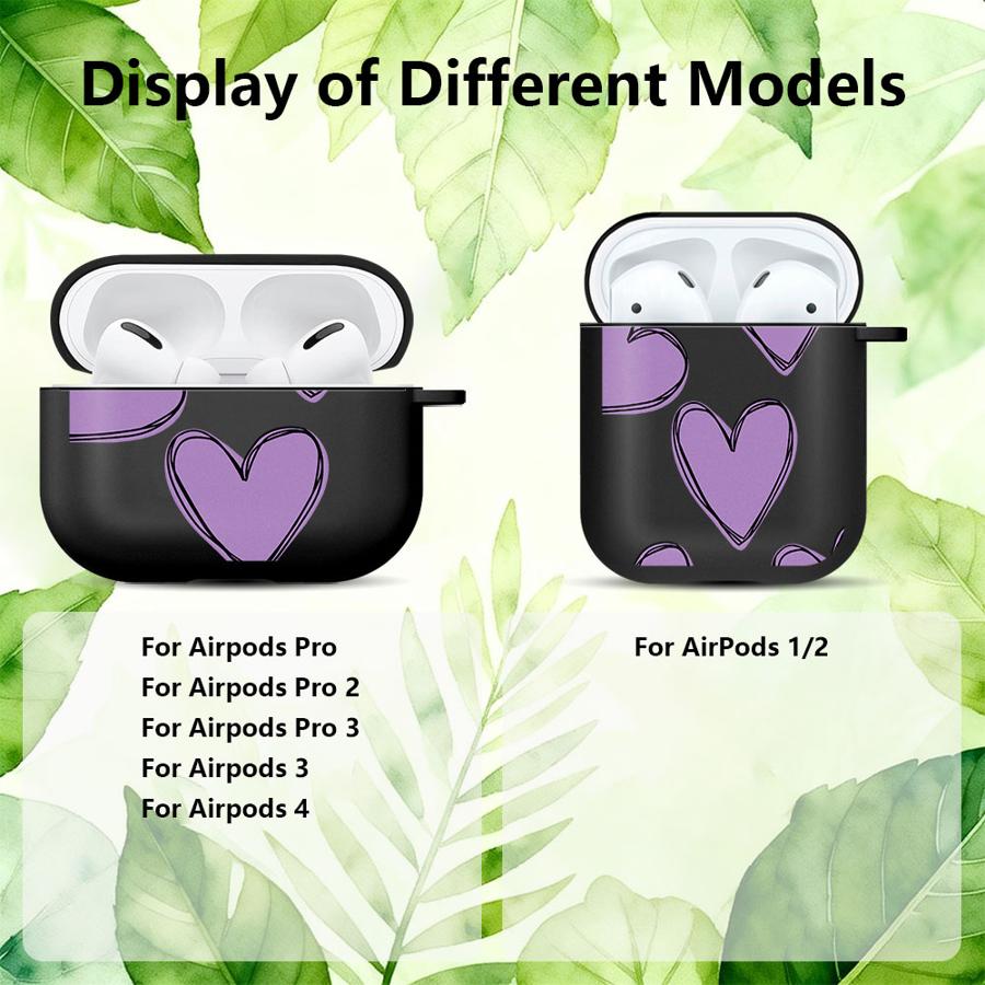 Creative Love Heart Case For Airpods Pro 3 2 1 4 Pro2 Pro3 Earphone Cases Cover