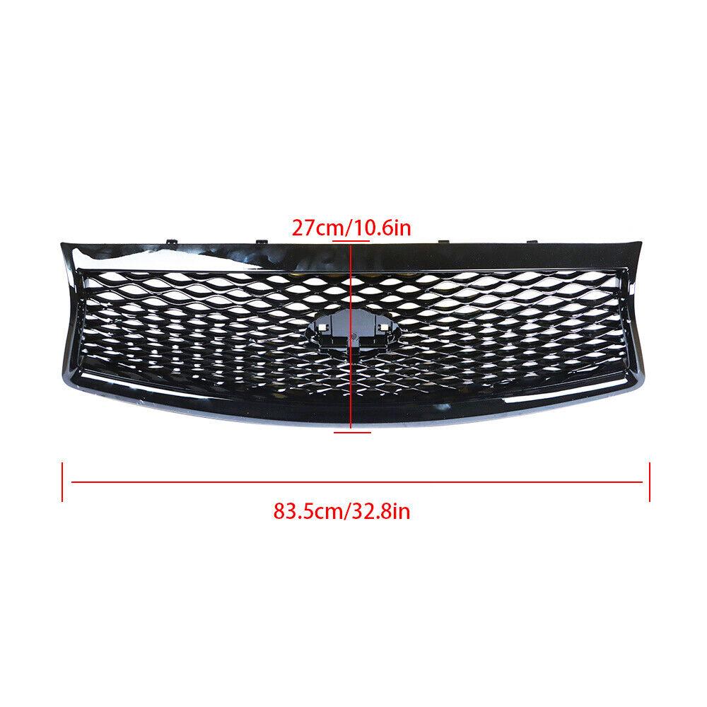 Infiniti Q50 Grille Frame Bright Black, Modified for Model Years 2014-2022