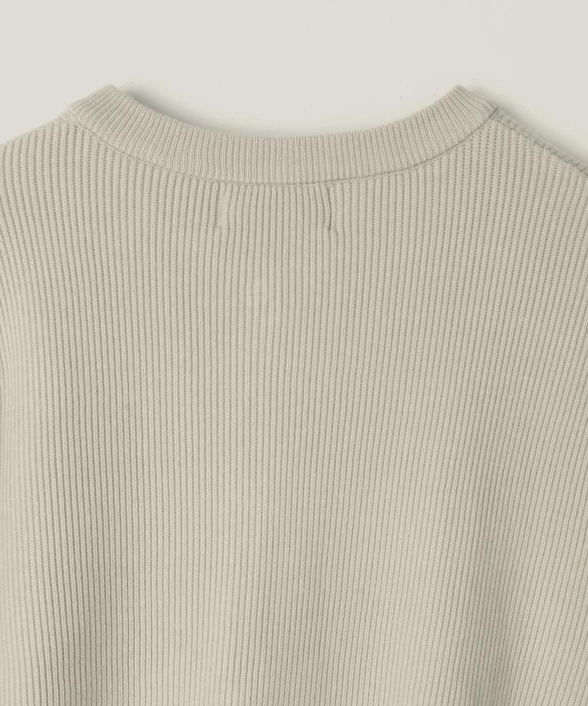 Indust Essential Round Knit Cardigan_Ivory