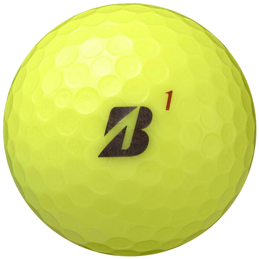 Bridgestone GOLF Golfbälle TOUR BX 2024 Modell Gelb 1 Dutzend [12 Stück]