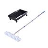 18 Inch Paint Roller Kit Paint Roller Brush with Paint Tray Roller Cover Extension Pole for DIY Interior Walls Rooms