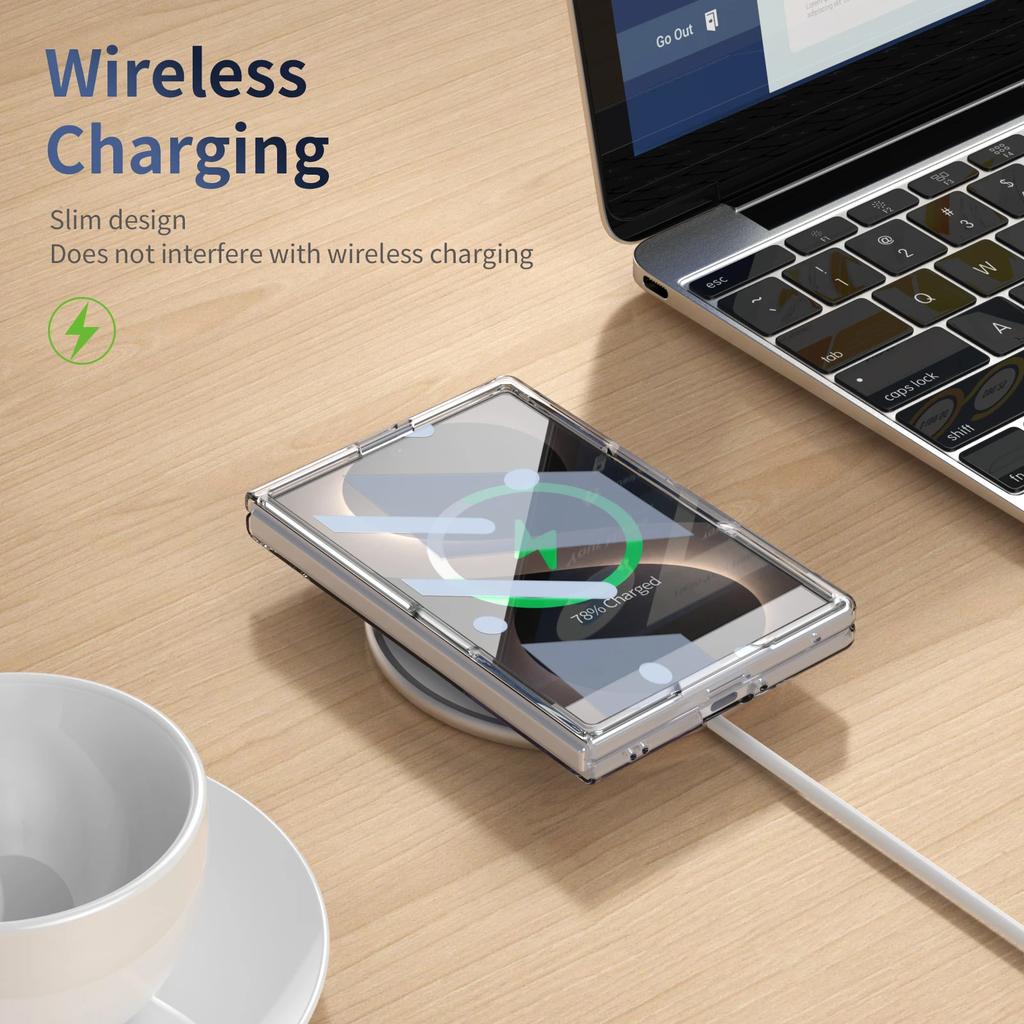 For Samsung Galaxy Z Fold 8 Case Protective HD Transport 360 Rotation Ring Holder Full Cover with film Mobile Phone Back Cover