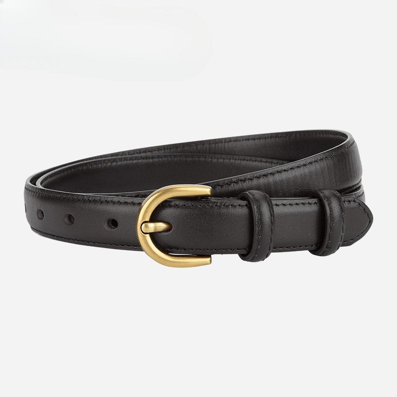 

Женский модный ремень в корейском стиле, из натуральной кожи, первый слой коровьей кожи, высококачественный, студенческий, для украшения одежды, женский 105cm