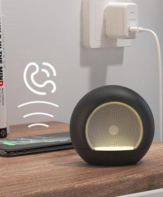 DW06 Smart Bluetooth Speaker with Alarm Clock & Ambient Light CN Plug (adapter Included)