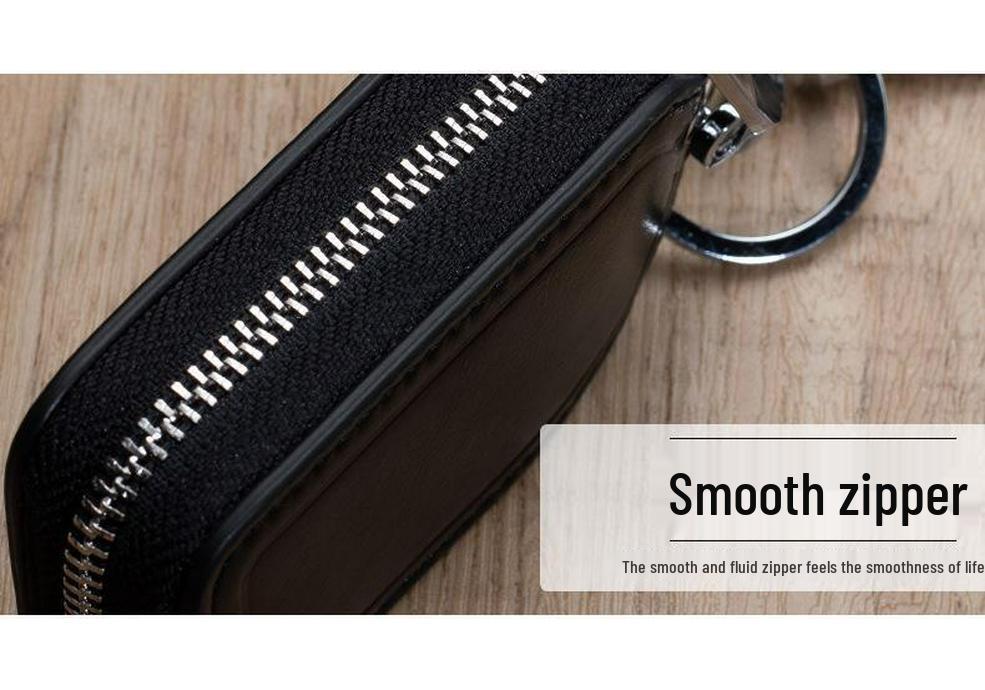 Universal Leather Key Holder: Car Keyring & Protective Mini Waist Hanger for Men & Women