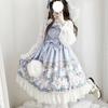 Sladké Lolita Jsk Šaty Dámské Harajuku Kawaii Kreslený Potisk Krajka Volán Mašle Bez Rukávů Párty Šaty Dívčí Princezna Mini Vestidos