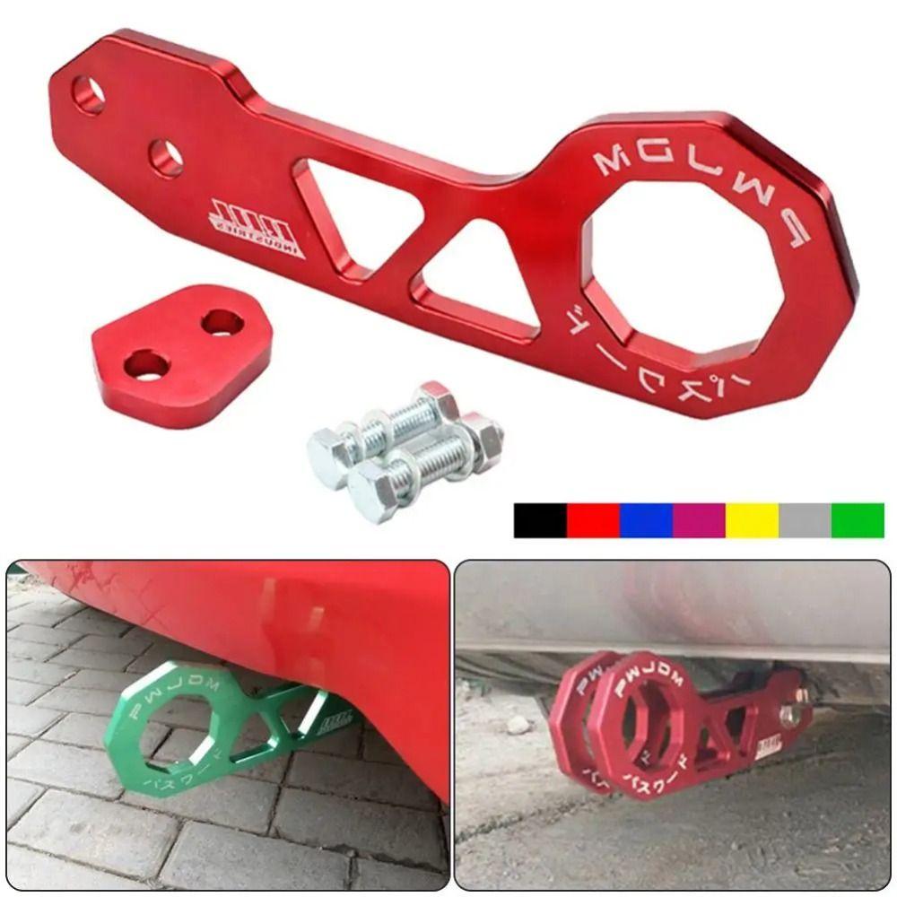 Aluminum Zinc Zinc Alloy Racing Rear Tow Trailer Compact Car Auto Rear Bumper Trailer Hook  Honda Civic