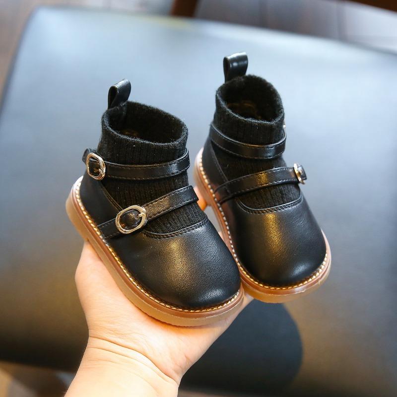 Baby Girls Shoes Fall Winter Baby Soft Soled Toddler Shoes Princess Shoes Ankle Boots Little Girls Boots