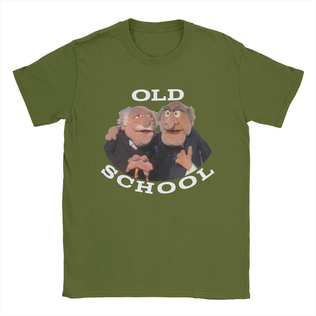 Men Statler And Waldorf T Shirt 100% Cotton Clothing Vintage Short Sleeve Round Neck Tee Shirt Printed T-Shirt