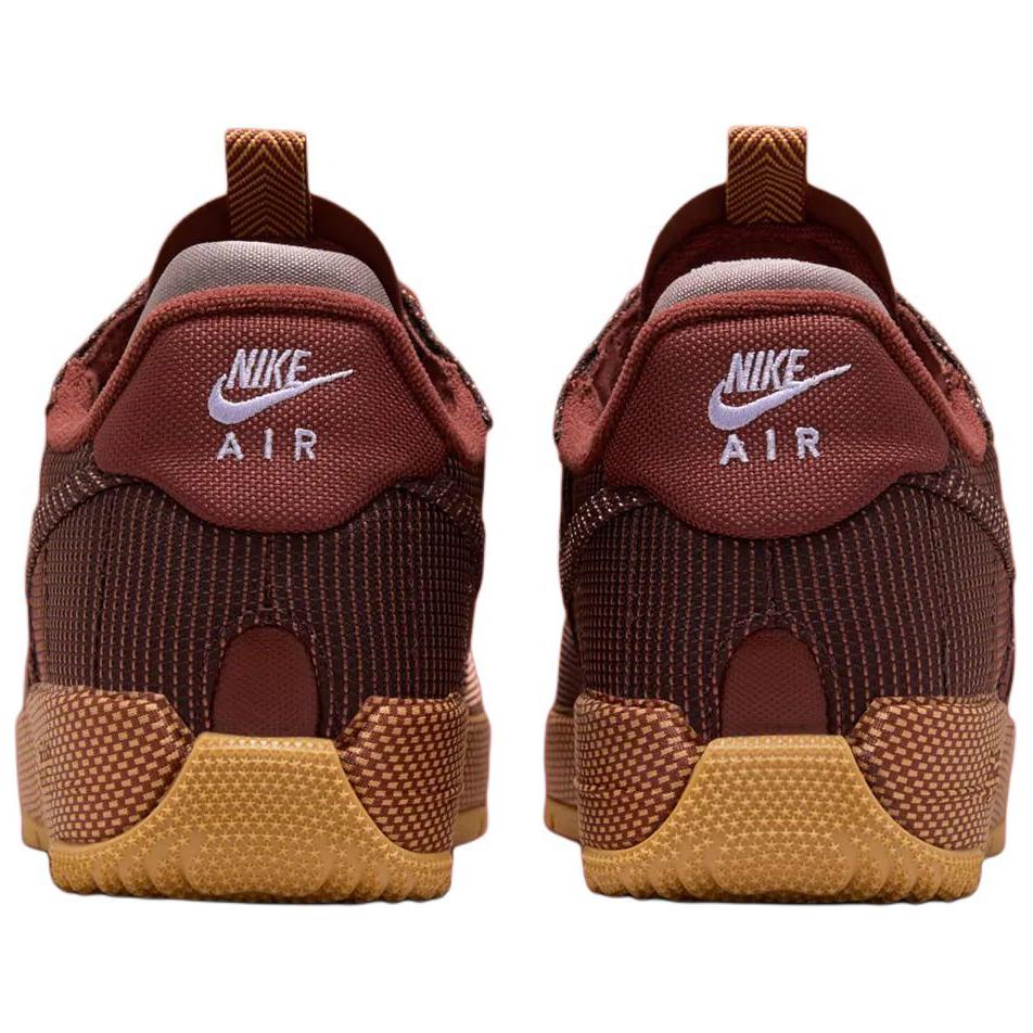 Nike Air Force 1 Wild Dark Pony Dámské tenisky Hnědá Světle fialová-Ruda Lněná FB2348-202