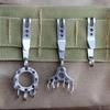 1PC Multitools Pocket Stainless Steel Bag Waist Belt Hanging Clip Mini Metal Key Buckles Pocket Clips Carabiner Outdoor Gadget