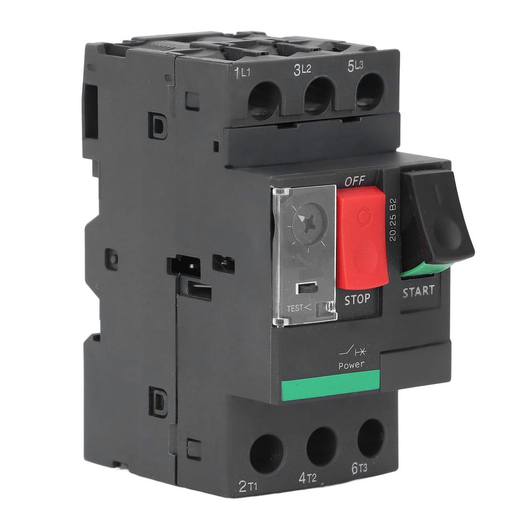 Motor Starter Protector 35mm Rail Mount Circuit Breaker Button Control Manual Motor Switch AC690V
