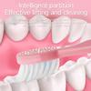 Elektrische Zahnbürste für Erwachsene Weiche DuPont-Borsten Tragbar Akkulaufzeit IPX6 Wasserdicht Intelligent Effektiv Mundpflege