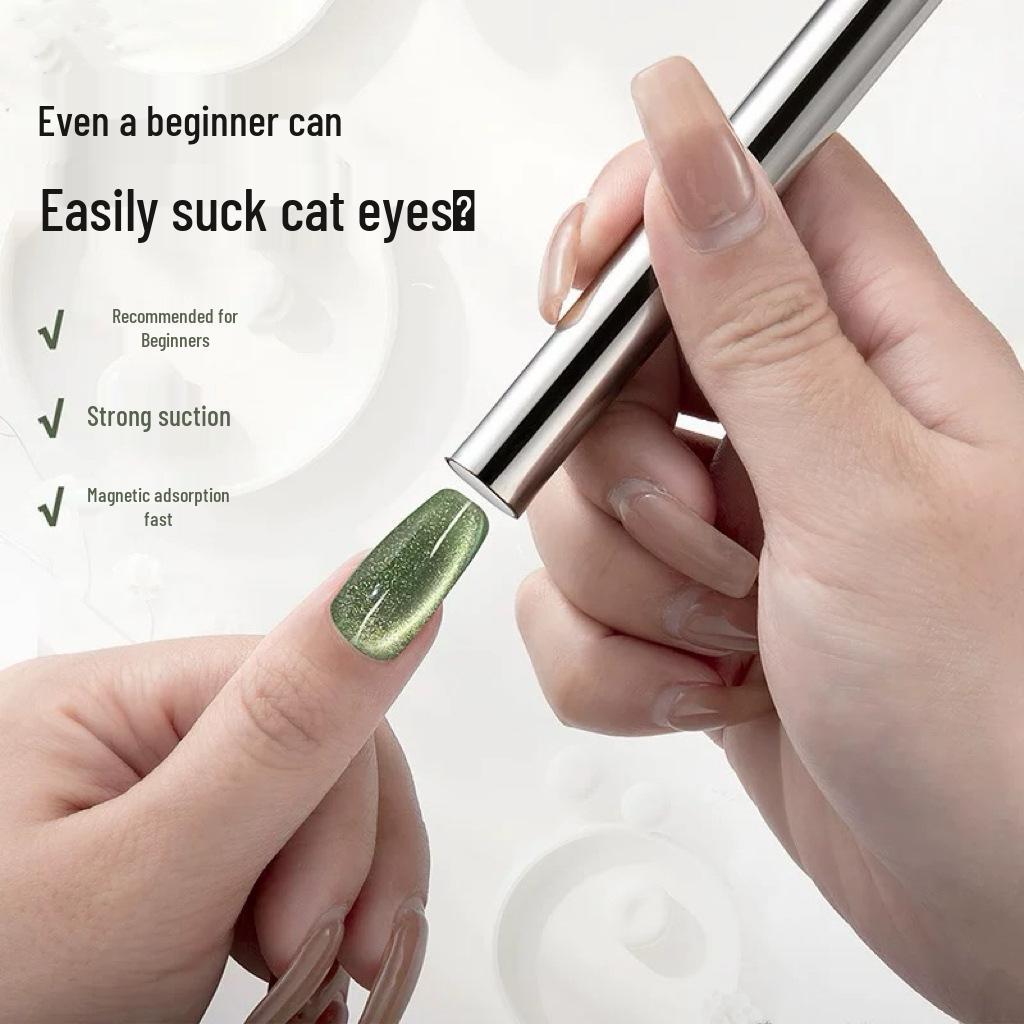 Dual-Ended Strong Cat Eye Magnet Wand for Nail Art