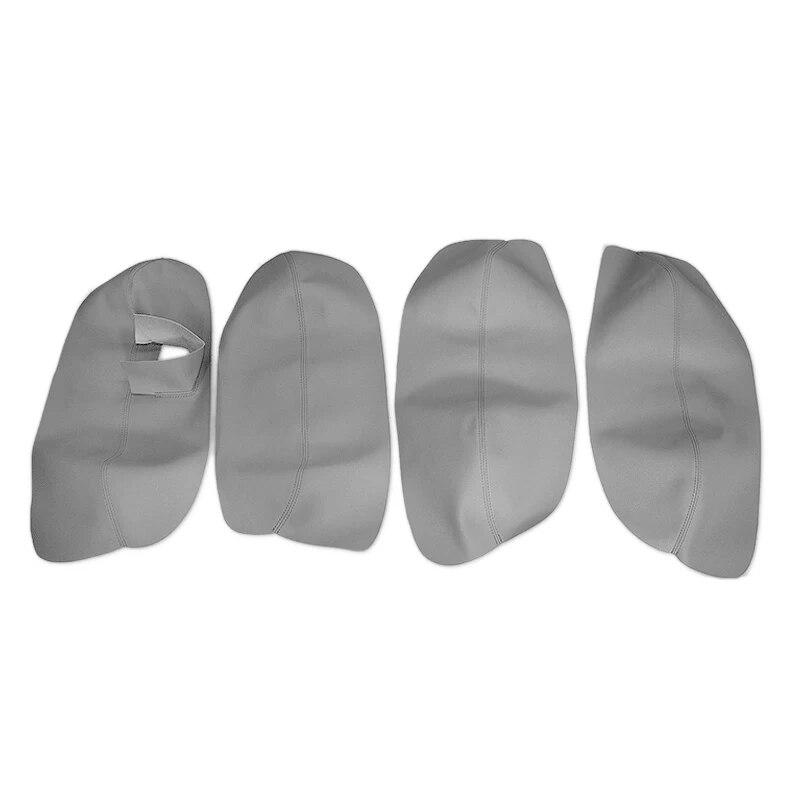 

LHD/RHD для VW Passat B5 1998 1999 2000 2001 2002 2003 2004 2005 Автомобильная внутренняя дверная ручка подлокотник Панель кожаный чехол из микрофибры серый