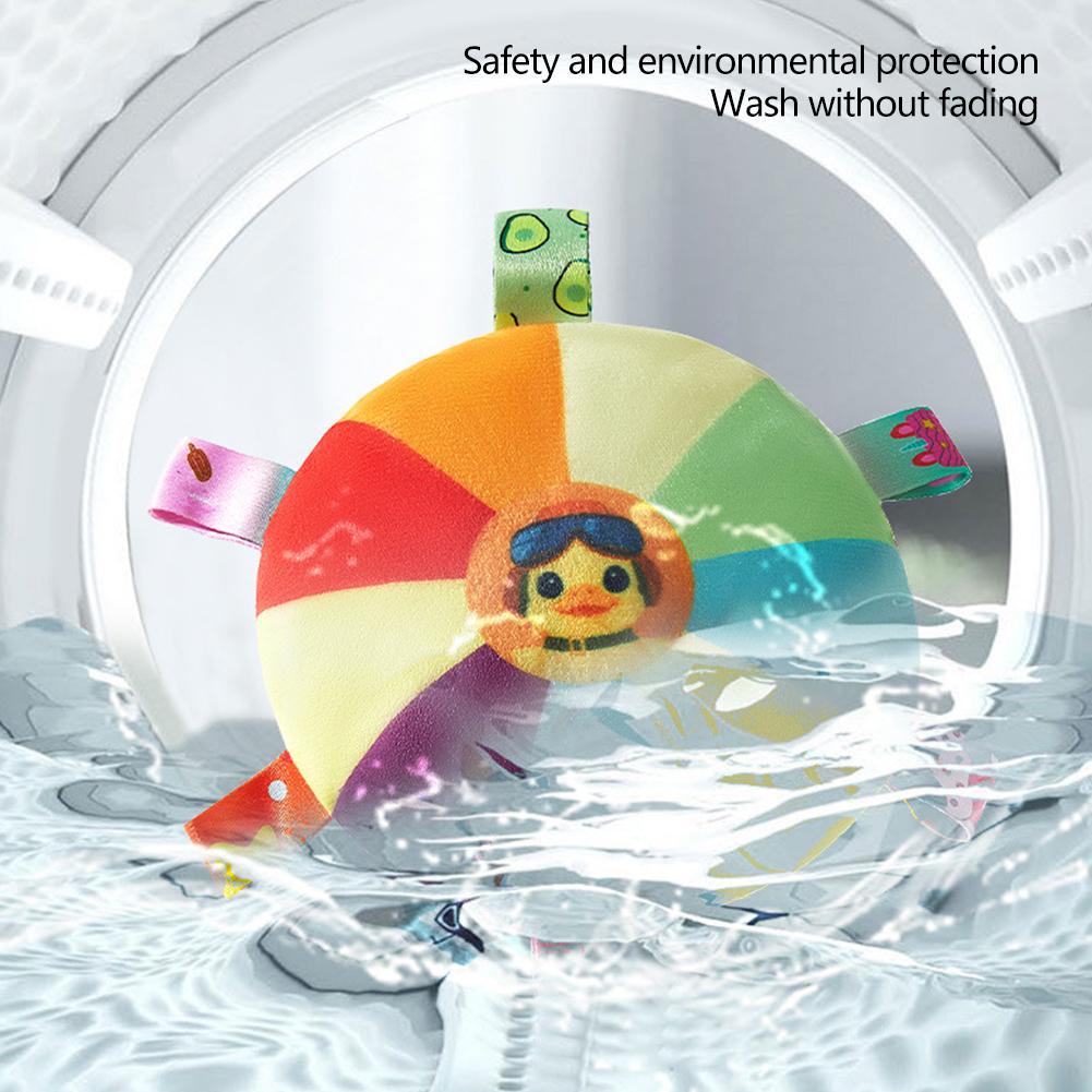 Interactive Dog Toy with Bell Dog Bite Toys Flying Disc for Training and Play Stress Relief Plush Stuffed Dog Toy