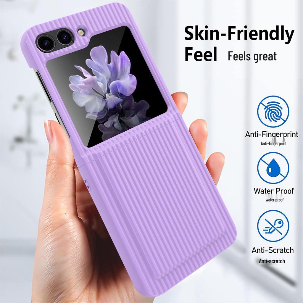 Ultra-Thin Samsung Flip5 Protective Case: Hinge Drop-Proof Design with Integrated Film
