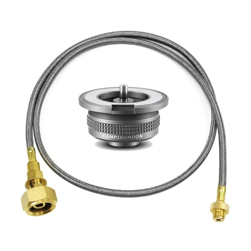 Outdoor Camping Intercharging Adapter Air Tank Converter Head Inflatable Connector Outdoor Supplies Pressure Relief Valve