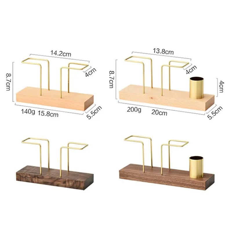 Desktop Organizer Tableware Supplies Wood Tissue Paper Holder Napkin Holder Brass Tissue Box Storage Toothpick Box