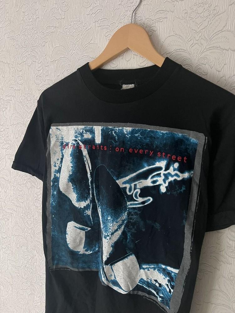 Dire Straits 1991 Vtg Band Rock 90's Black Unisex Tshirt Reprint S-5XL KH11778
