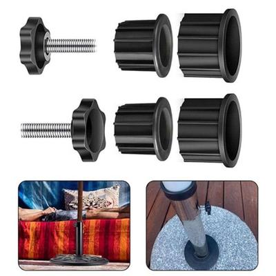 6/8/12Pcs Umbrella Stand Parts Replacement Weather-Resistant Parasol Stand Accessories Heavy Duty Umbrella Base Bracket with M8 Screws