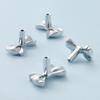 Retro Bow Tie Brass Handle Vintage Furniture Hardware Cabinet Door Knobs Gold Single Hole Wardrobe Drawer Pulls Furniture