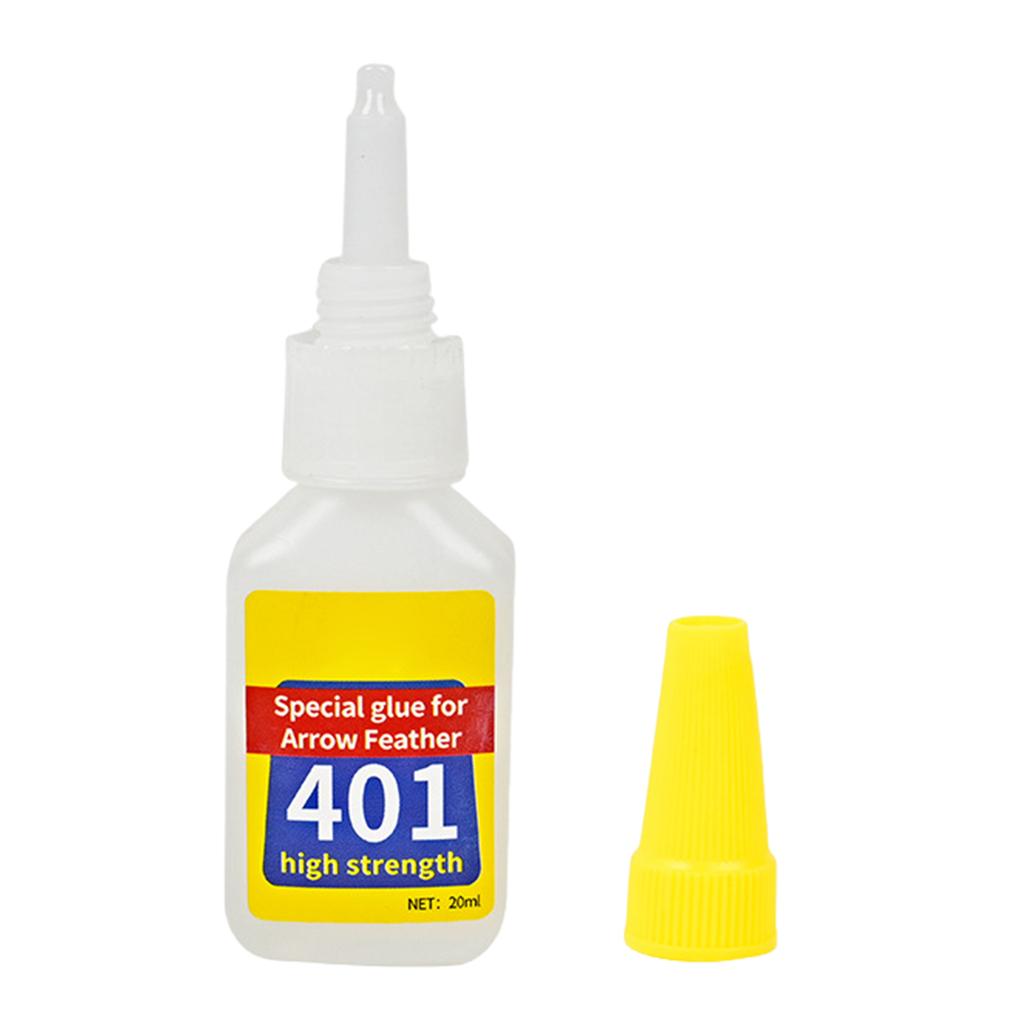 20ml Arrow Fletching Adhesive Glues High Strength Bonding Glue Fletches Paste Tool Fast Drying Glue For Bow And Arrow