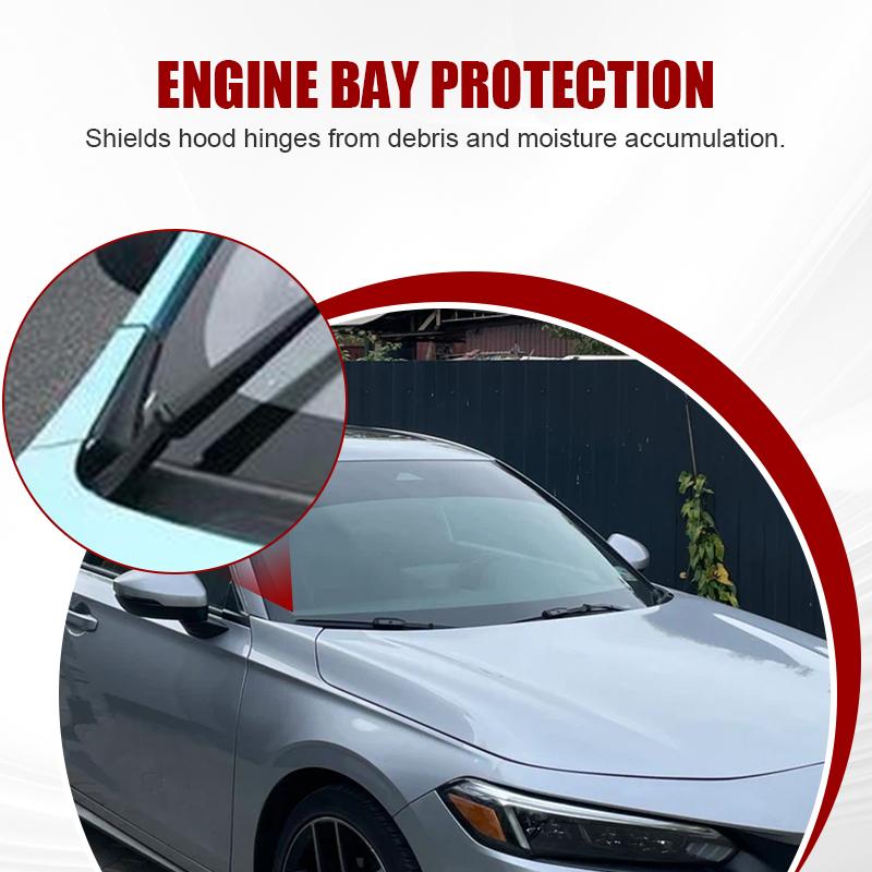 1 Pair Front Windshield Wiper Side Cowl Extension Trim Cover For Honda Civic 2022 2023 2024 2025 73155-T20-A01 73165-T20-A01