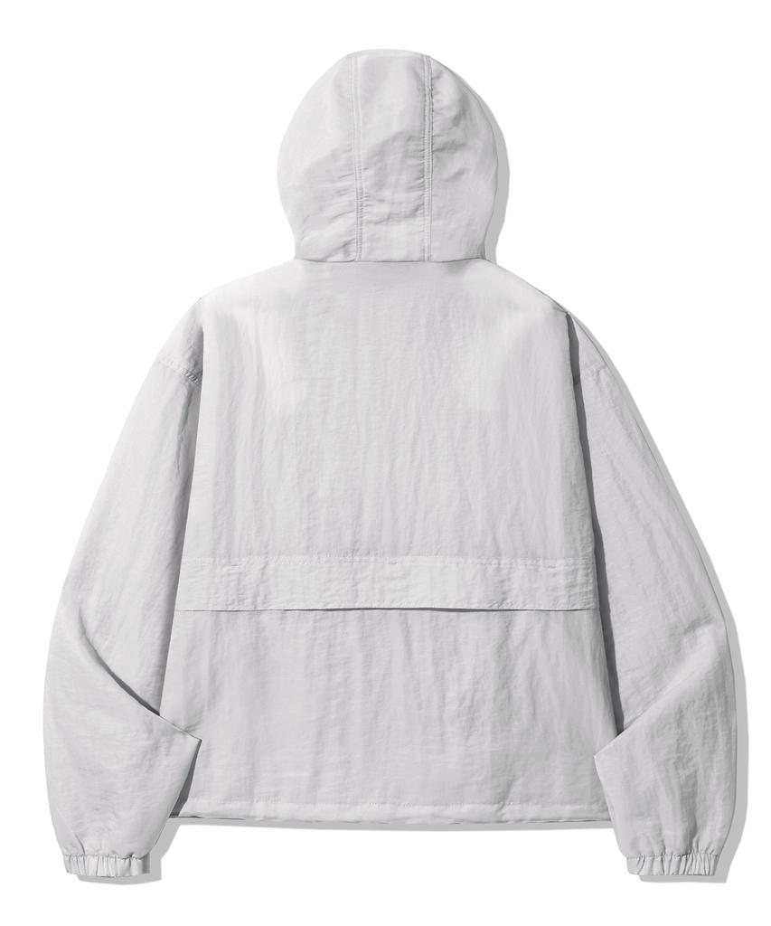 Trillion 2Way Light Sheer Hoodie Windbreaker_Light Gray