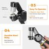 Grommet Tool Kit 8mm 10mm 12mm Hand Press Multi-Size Eyelet Pliers Kit with 900 Grommet Supplies & Hollow Hole Punch Tool Handheld Eyelet Setter