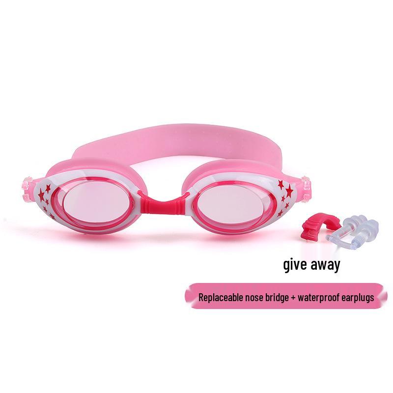 Children's Starfish Frame High-Definition Waterproof Swim Goggles, Boxed for Boys and Girls